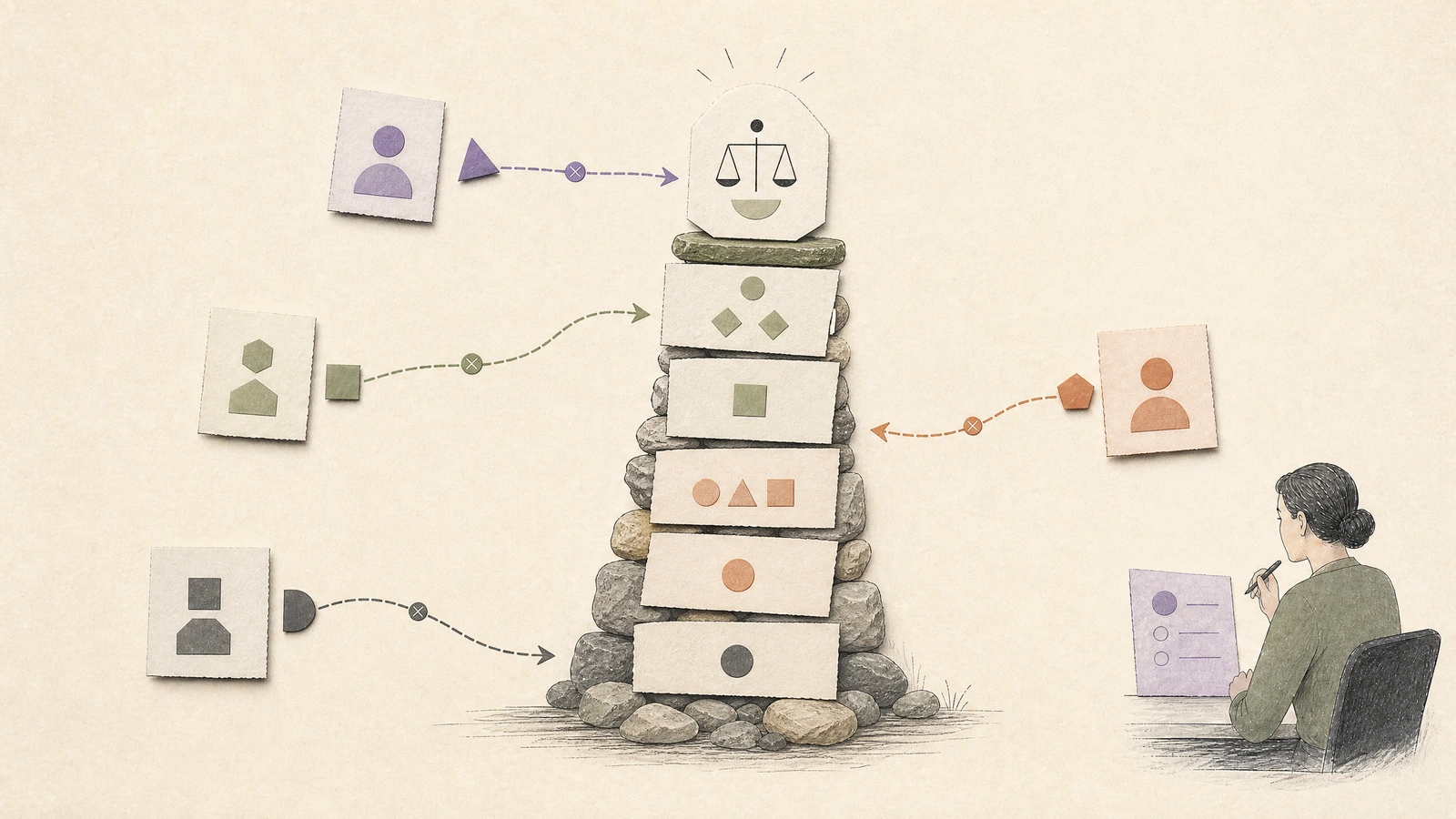 An evidence ladder separates unsupported claims from fresh, independent, policy-compliant support